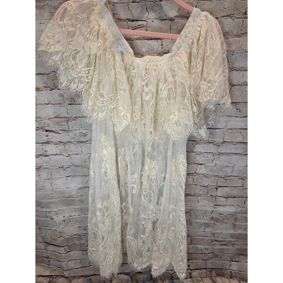 By Together Tunic Lace Top Size 2XL Boho Vintahe Style NWoT - Picture 1 of 4